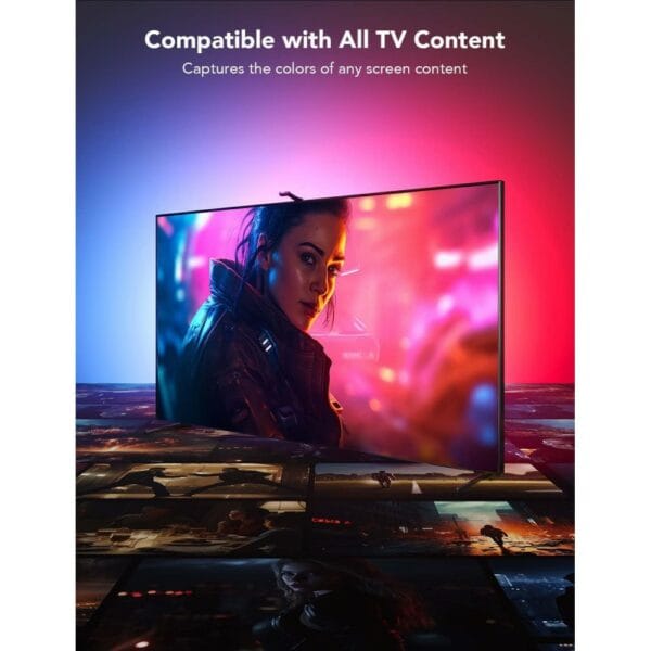govee envisual tv backlight t2 with dual cameras (75" 85") (h605c)