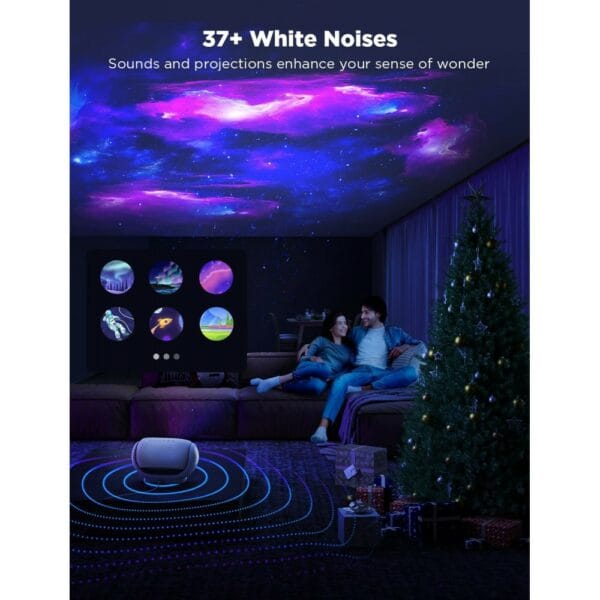 govee galaxy star projector for room with replaceable optical film discs (h6092)
