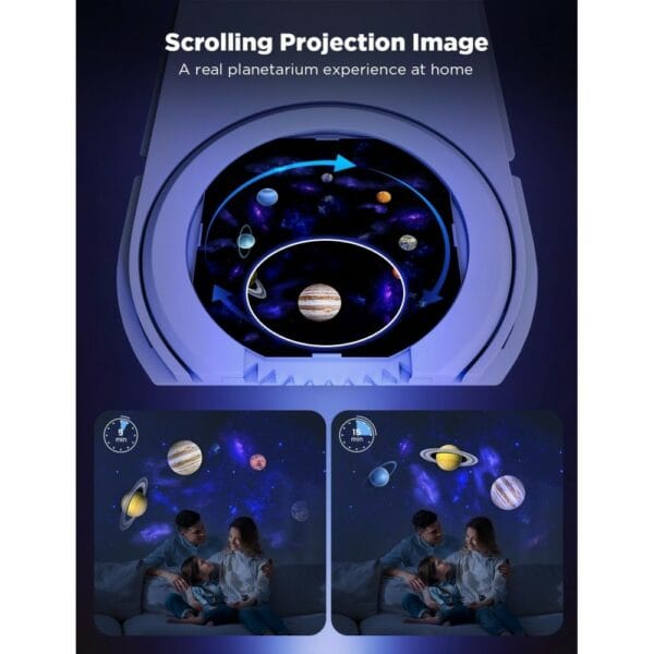 govee galaxy star projector for room with replaceable optical film discs (h6092)