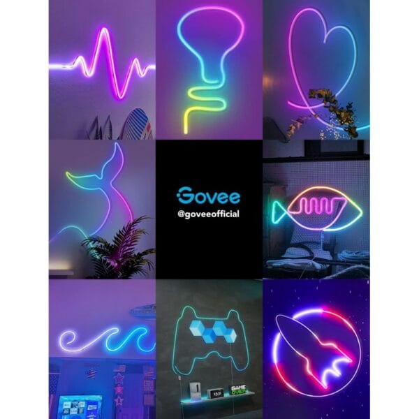 govee neon led strip light 5m (h61a2)