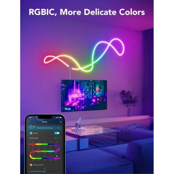 govee neon led strip light 5m (h61a2)