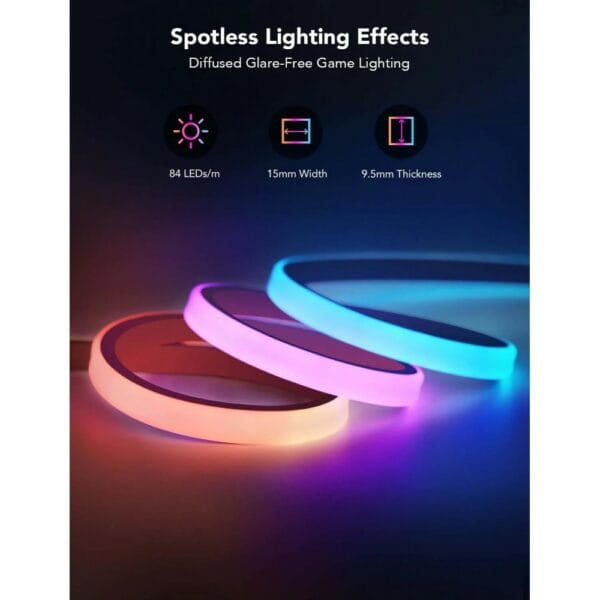 govee rgbic led neon rope lights for desks h61c3 (3m/9.8ft)