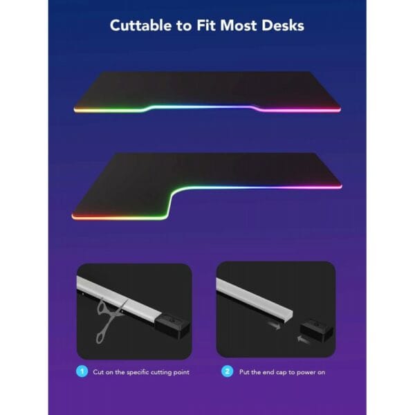 govee rgbic led neon rope lights for desks h61c3 (3m/9.8ft)