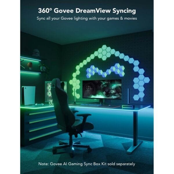 govee rgbic led neon rope lights for desks h61c3 (3m/9.8ft)