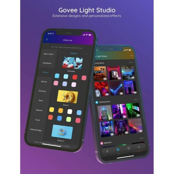 govee rgbic strip lights with protective coating 10m (h612c)