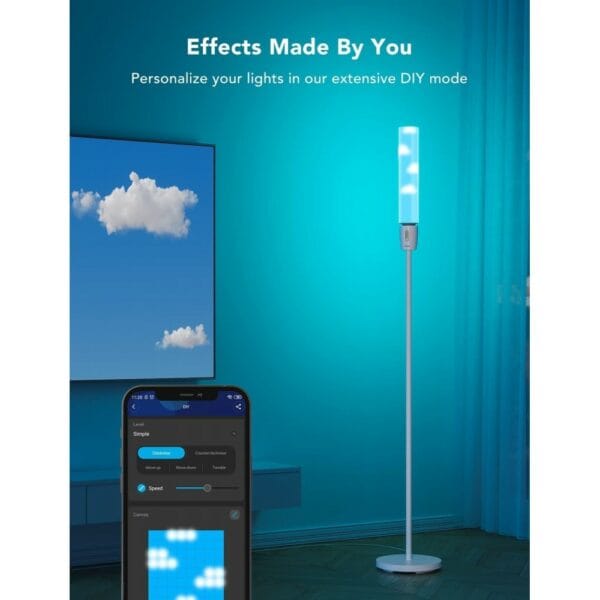 govee rgbicww cylinder floor lamp (h6078)