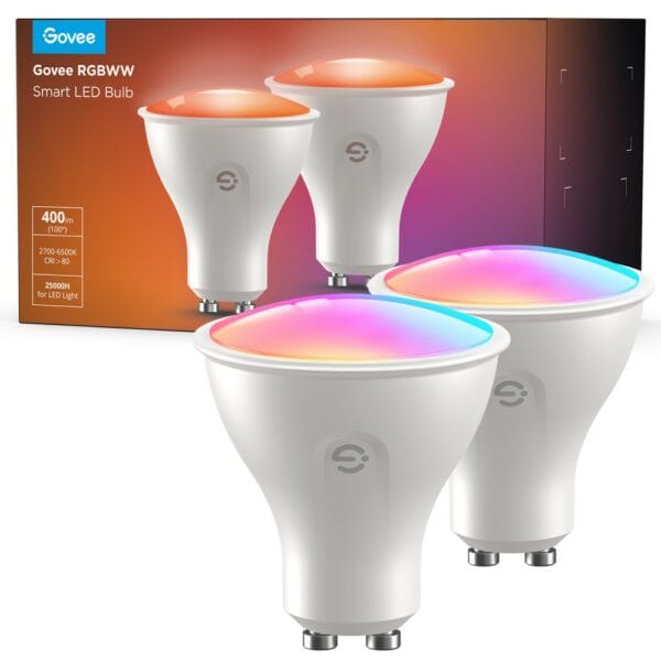 govee rgbww led bulb 2 pack gu10 (h600d)