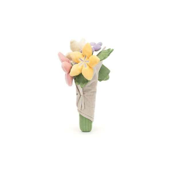 happy flower bouquet plush