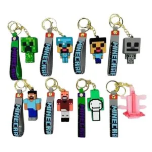 minecraft character keychain (random models)