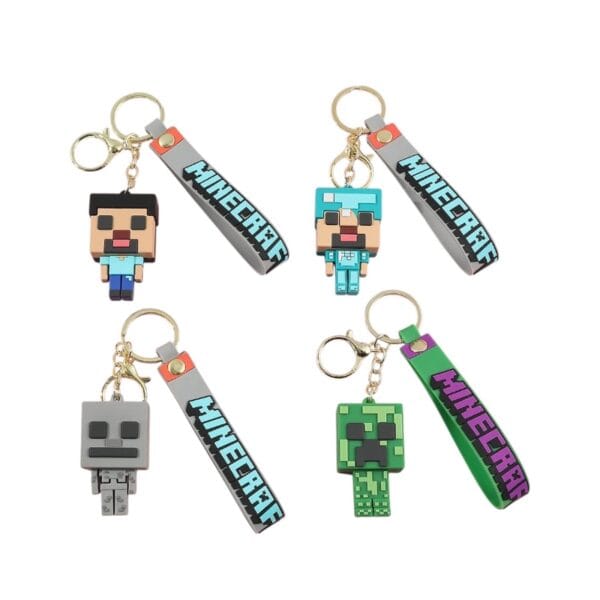 minecraft character keychain (random models)