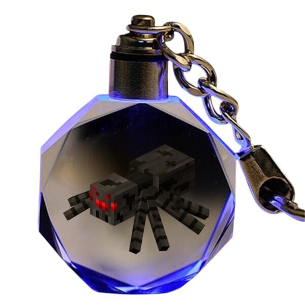 minecraft crystal light keychain (random models)