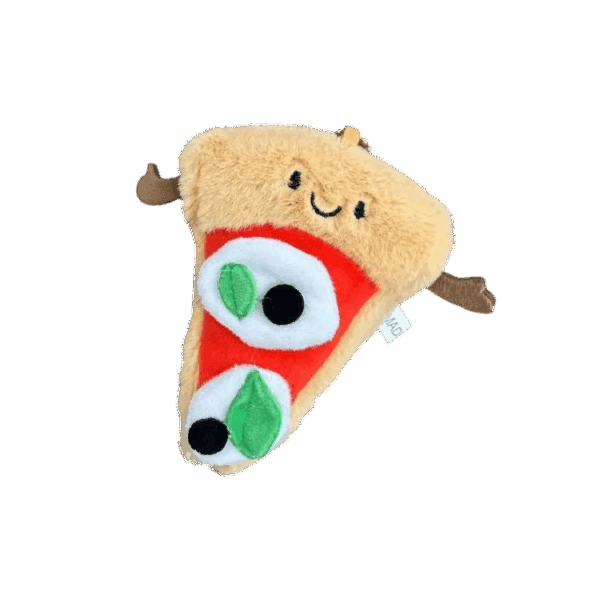 pendant slice of pizza plush toy