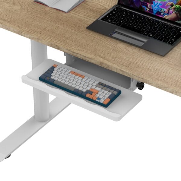 under desk keyboard holder mount (white)