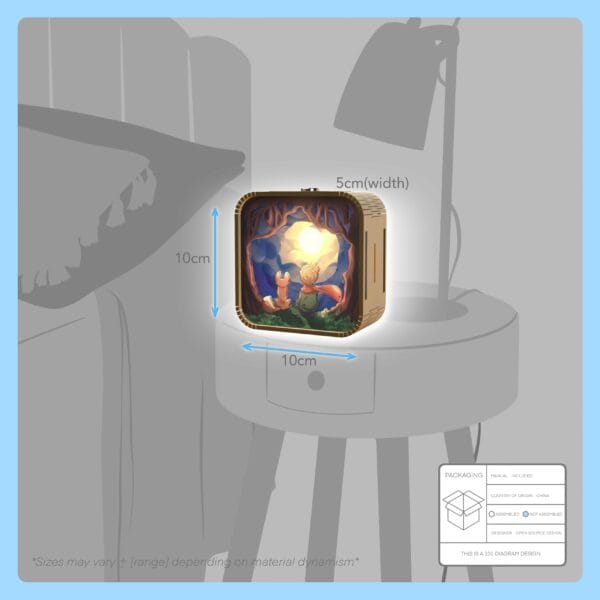 le petit prince diy touch night light (yd1002)