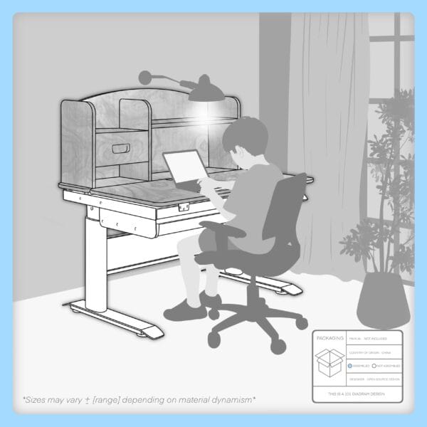 sit to stand electronic desk with flip panel (ukplug) ctt 02 c2 fb