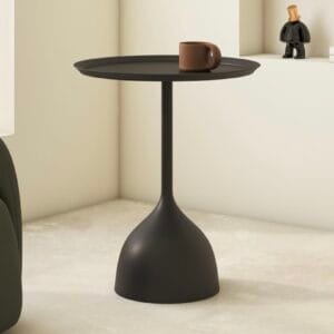 nordic design coffee table black/white
