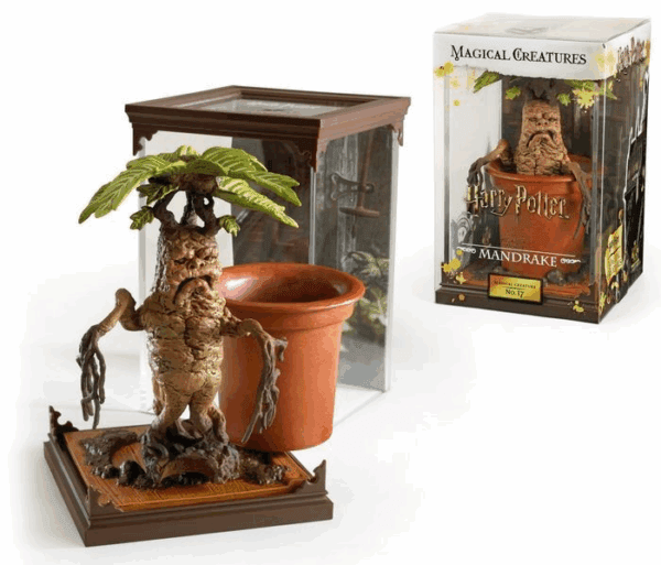 harry potter magical creature mandrake figure (0849421005399)