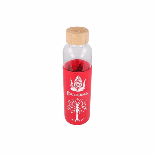 lord of the rings glass bottle with silicone cover 585ml (8412497020652)