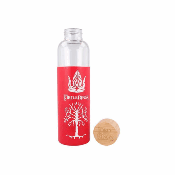 lord of the rings glass bottle with silicone cover 585ml (8412497020652)