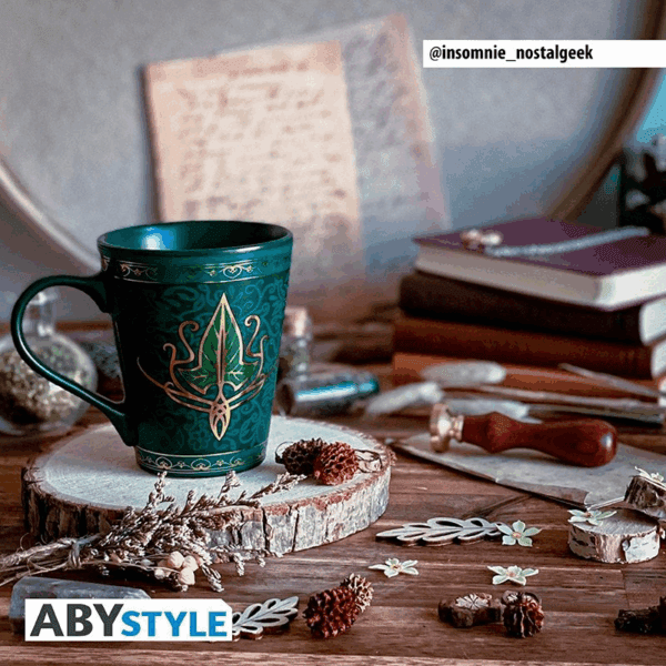 lord of the rings mug 250ml elven box (abymug840)n box