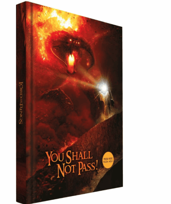 lord of the rings notebook with light (8435450251306)