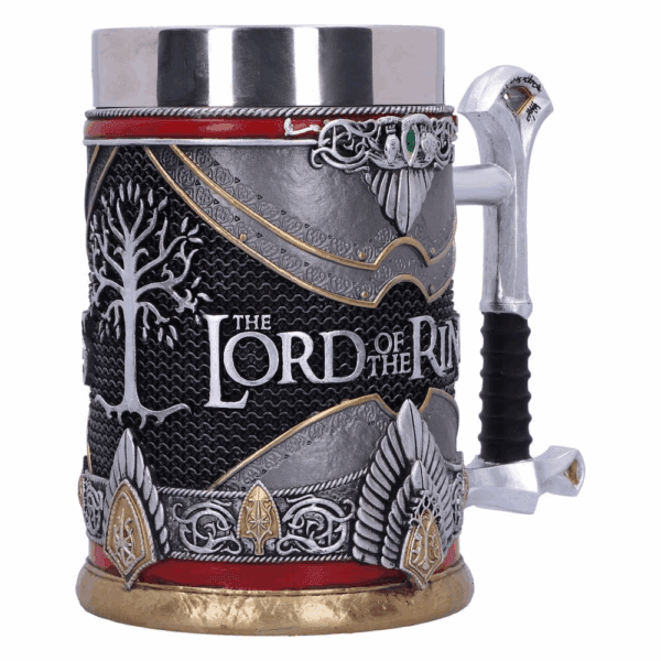 the lord of the rings crown of elessar tankard (801269146061)