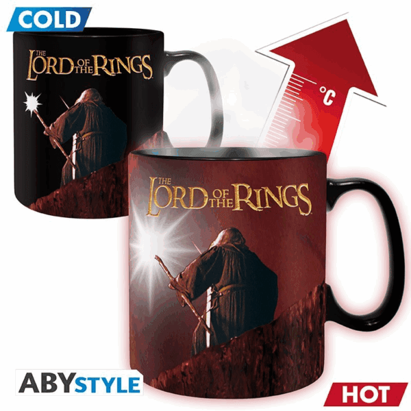 lord of the rings mug heat change 460 ml you shall not pass (3665361061304)