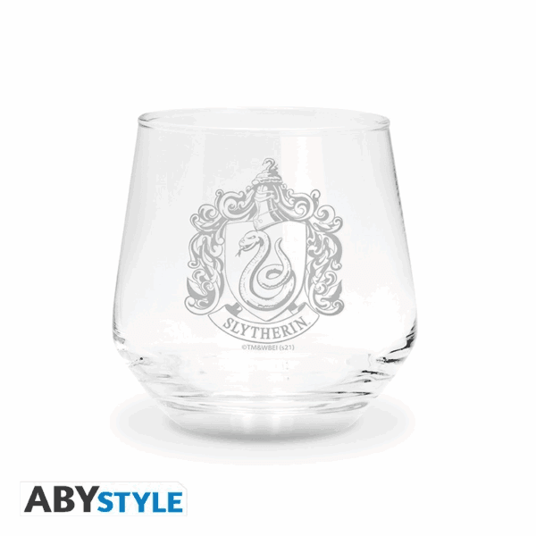 harry potter gryffindor & slytherin 2 glass set (abyver290)