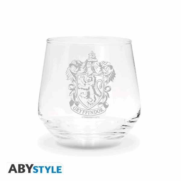 harry potter gryffindor & slytherin 2 glass set (abyver290)