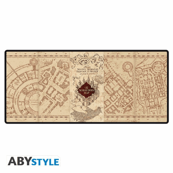 harry potter the marauder's map xxl mouse pad (abyacc452)