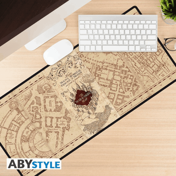 harry potter the marauder's map xxl mouse pad (abyacc452)
