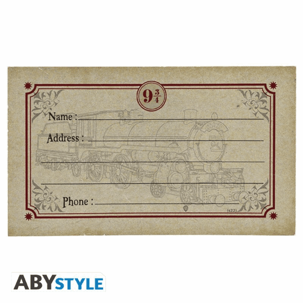 harry potter luggage tag hogwarts express (abytag015)