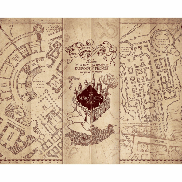 toi world harry potter marauder's map puzzle