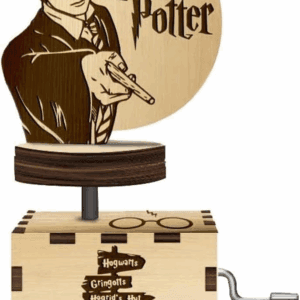 engraved music box harry potter pivoting head (101225924)