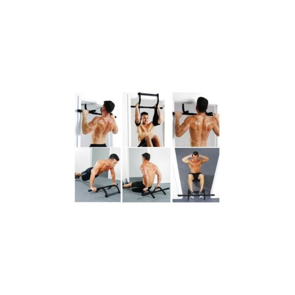 iron gym door bar total upper body workout bar