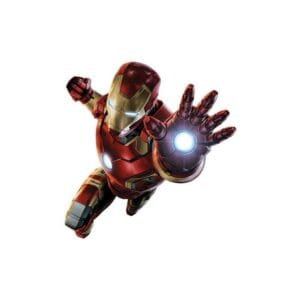 iron man led mural lamp