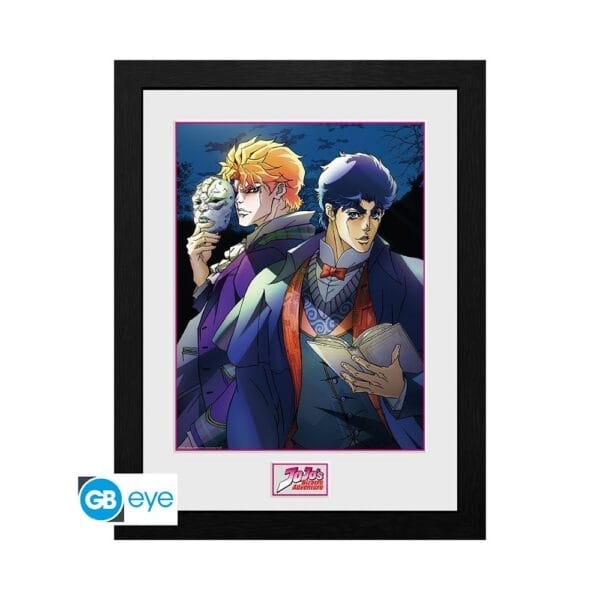 jojo's bizarre adventure framed print "mask" (30x40) (pfc3204)