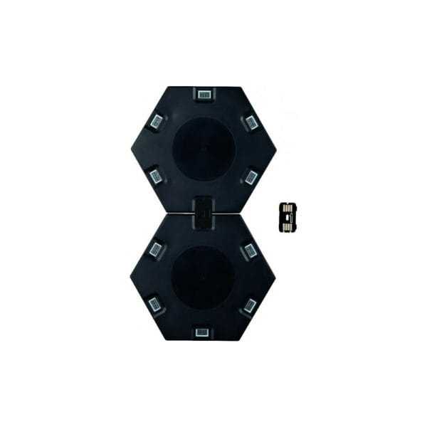 konix drakkar inferno hexagonal led panel pack of 6 (3328170001229)