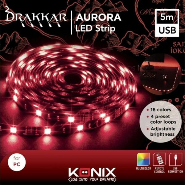 konix drakkar led strip 5m (3328170289641)