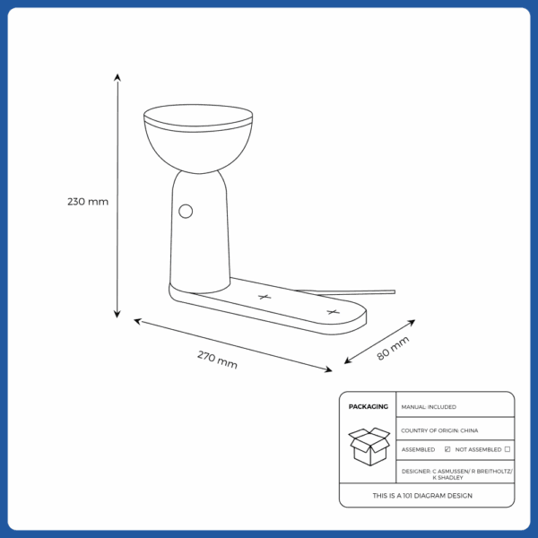 led mobile desk lamp with wireless charging (205.045.42)