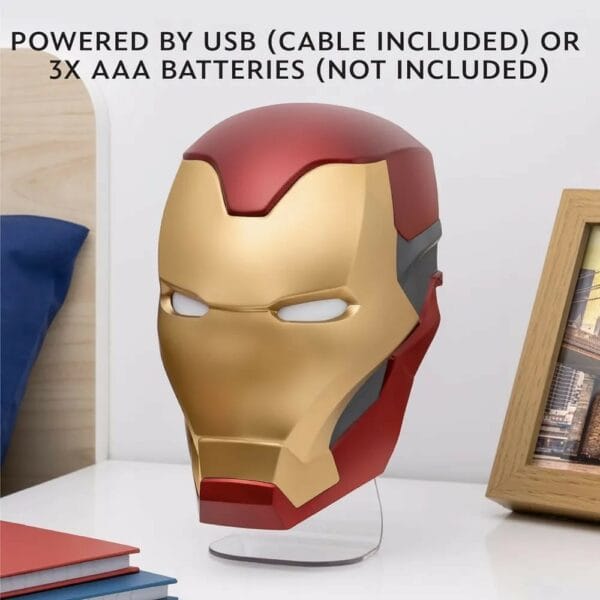 marvel paladone the infinity saga iron man mask light