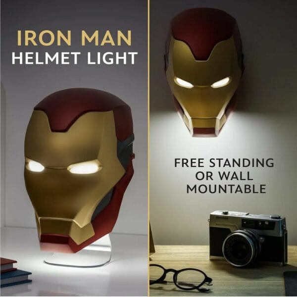 marvel paladone the infinity saga iron man mask light