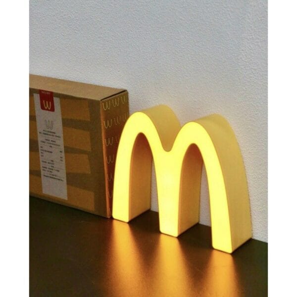 mcdonald’s logo night light