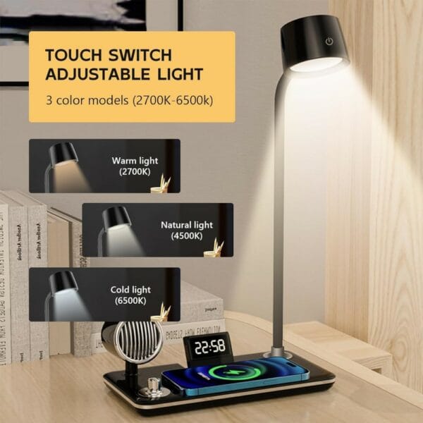 mdhl 4 in 1 wireless charging audio desk lamp md 1772