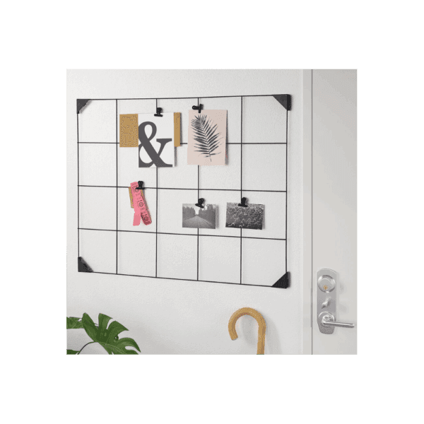 memo board with clips black 60x75 cm (304.373.78)