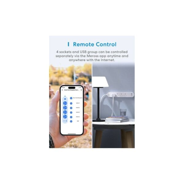 meross smart fast charging power strip