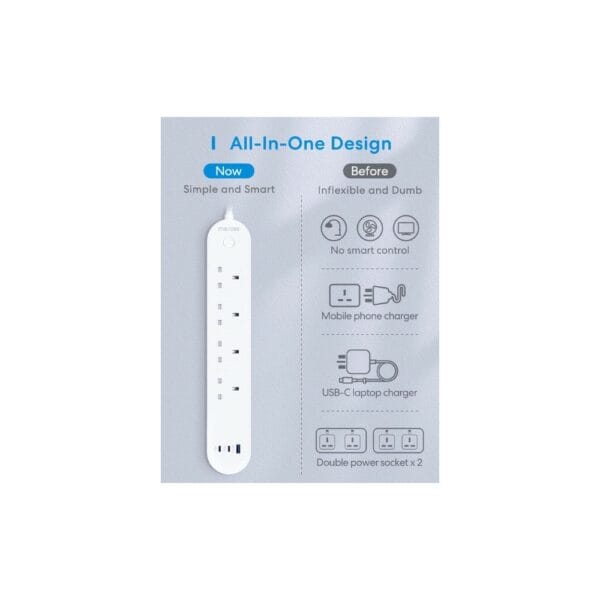 meross smart fast charging power strip