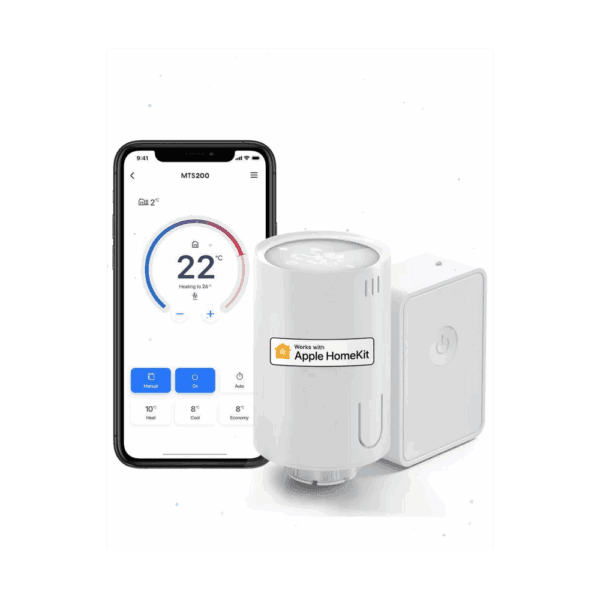 meross smart thermostat valve starter kit with usb (mts150hhk uk)