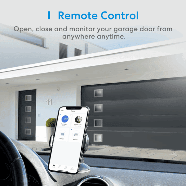 meross smart wi fi garage door opener msg100hk(uk)