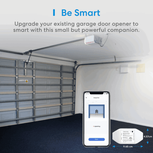 meross smart wi fi garage door opener msg100hk(uk)